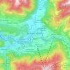 Топографическая карта Bruneck - Brunico, высота, рельеф