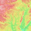 Топографическая карта Нея, высота, рельеф