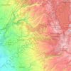 Топографическая карта El Dorado County, высота, рельеф