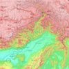 Топографическая карта Arunachal Pradesh, высота, рельеф