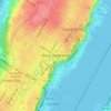 Топографическая карта West New York, высота, рельеф