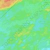 Топографическая карта болото Меретская Затяга, высота, рельеф
