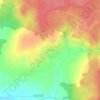 Топографическая карта Шониха, высота, рельеф