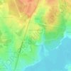 Топографическая карта посёлок Птицефабрики, высота, рельеф