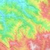Топографическая карта Mendive, высота, рельеф