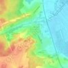 Топографическая карта Жировичи, высота, рельеф
