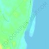 Топографическая карта Сергеево, высота, рельеф