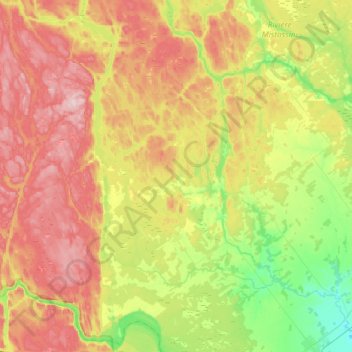 Топографическая карта Saint-Thomas-Didyme, высота, рельеф