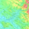 Топографическая карта Castres, высота, рельеф