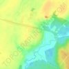 Топографическая карта Покоть, высота, рельеф