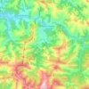 Топографическая карта Sobrescobio, высота, рельеф