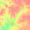 Топографическая карта Сорум, высота, рельеф