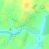 Топографическая карта Новосёлки, высота, рельеф