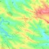 Топографическая карта Encausse, высота, рельеф