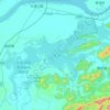 Топографическая карта 升金湖, высота, рельеф