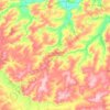 Топографическая карта Краснооктябрьский муниципальный округ, высота, рельеф