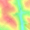 Топографическая карта Молчаны, высота, рельеф