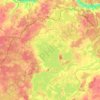 Топографическая карта Плюсский сельский Совет, высота, рельеф