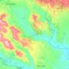 Топографическая карта Montescaglioso, высота, рельеф