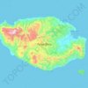 Топографическая карта Buru Island, высота, рельеф