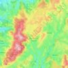 Топографическая карта Martigny-le-Comte, высота, рельеф
