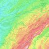 Топографическая карта Doubs, высота, рельеф