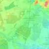 Топографическая карта Таицкое городское поселение, высота, рельеф
