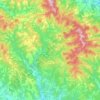 Топографическая карта Gaiole in Chianti, высота, рельеф