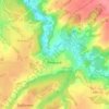 Топографическая карта Мирный, высота, рельеф