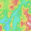 Топографическая карта Lake Mackintosh, высота, рельеф