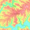 Топографическая карта Mount Washington, высота, рельеф