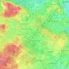 Топографическая карта Академический район, высота, рельеф