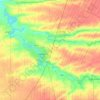 Топографическая карта Березанское сельское поселение, высота, рельеф