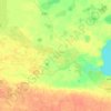 Топографическая карта Яманское сельское поселение, высота, рельеф