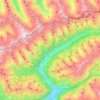 Топографическая карта Valle Aurina, высота, рельеф
