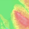 Топографическая карта Огарковское сельское поселение, высота, рельеф