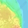 Топографическая карта Собино, высота, рельеф