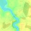 Топографическая карта Попцово, высота, рельеф