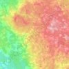 Топографическая карта Nītaures pagasts, высота, рельеф