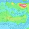 Топографическая карта Burnaby, высота, рельеф