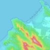 Топографическая карта Badger Head, высота, рельеф