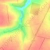 Топографическая карта Новая Полтавка, высота, рельеф