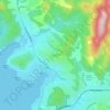 Топографическая карта Lindisfarne, высота, рельеф