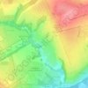 Топографическая карта Чемошур, высота, рельеф