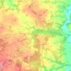 Топографическая карта Можайка, высота, рельеф