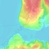 Топографическая карта Лысманово, высота, рельеф