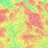 Топографическая карта городской округ Солнечногорск, высота, рельеф