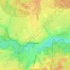 Топографическая карта Цумань, высота, рельеф