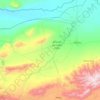 Топографическая карта Чарын, высота, рельеф