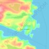 Топографическая карта Port Kirwan, высота, рельеф